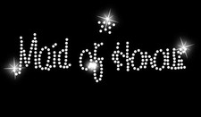 MAID OF HONOUR Iron on Wedding