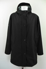SOS JENSEN Womens Jacket Hooded Blac Raincoat Thinsulate Insulation Coat size XL