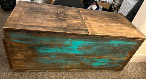 Wooden rectangular storage - rectangular,