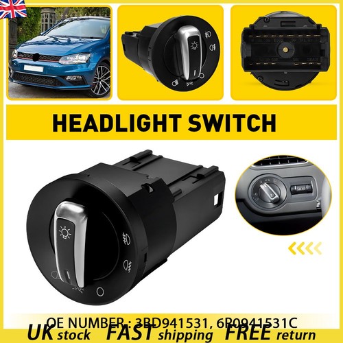 Auto headlight switch with - switch,