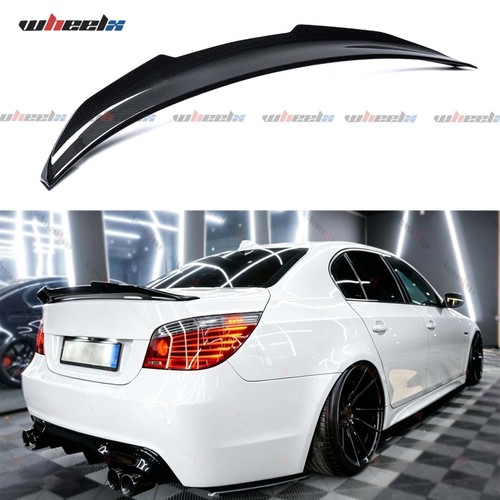 Carbon rear trunk spoiler wing - rear,