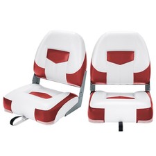 2 Pack Red Boat Seats Folding