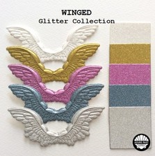 x10 Embossed wings die cuts -