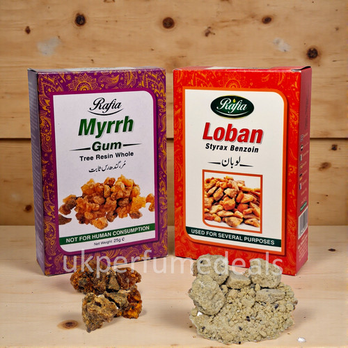 Rafia myrrh gum - rafia, resin
