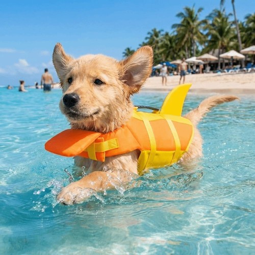Shark shape dog life - dog,