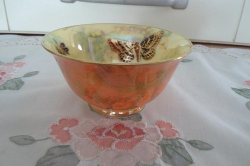Aynsley butterfly lustre bowl - butterfly,