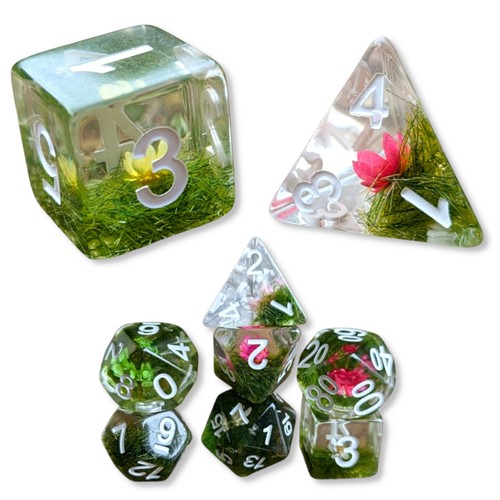 Dnd dice set - set, flower