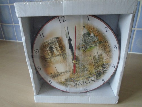 Eiffel tower design clock - eiffel,