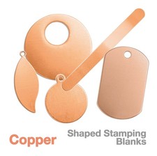 Impressart Copper Blanks for Metal Stamping and Jewellery Design