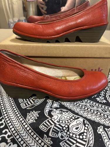 Fly london red - london, heel