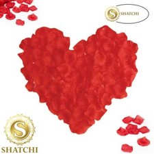 300Pcs Red Silk Rose Petals