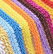 Gimp Braid 8mm / 12mm/ 15mm Scroll Trim Braid **DIFFERENT COLOURS** 1 Yard