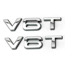 2 x Chrome V6T  Car Styling