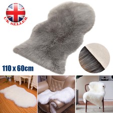 Large Faux Fur Sheepskin Rug