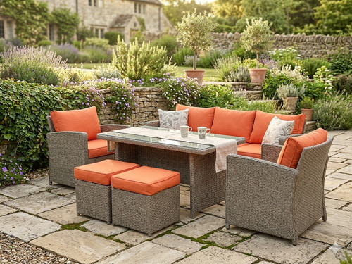 Rattan wicker garden - garden, outdoor