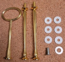 Oval Gold 3 Tier Cake Stand