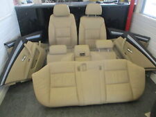 BMW E60 5 SERIES SALOON LCI SE HALF ELECTRIC LEATHER BEIGE SEATS REAR FOLDING