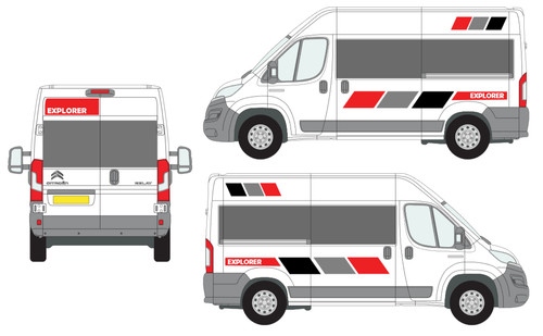 Large camper decals - decals, stickers