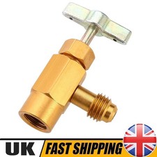 1/4" R134A Air Conditioning Refrigerant Can Tap Valve Bottle Opener Adapter uk