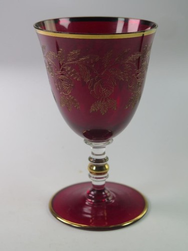 Vintage bohemian ruby red - bohemian,