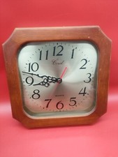 vintage coral wall clock