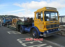 PHOTO  AN AEC V8 MANDATOR TRUCK REG. NO. SCA 841J WITH A NICE OLD DROTT IN TOW!