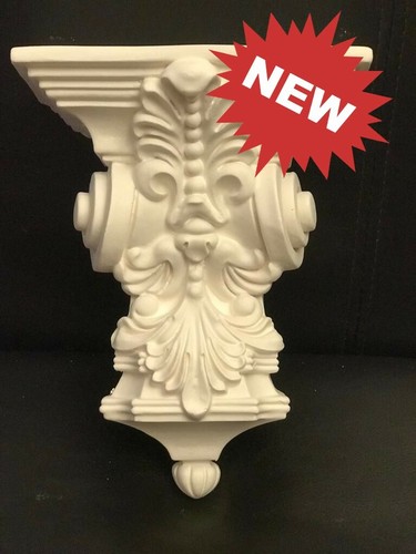 Brackets plaster corbels pair - corbels,