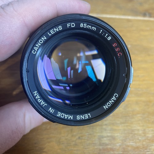Canon 85mm s c - f1.8, ssc
