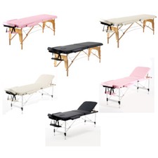Portable Folding Massage Table Bed Salon Tattoo Therapy Couch 2/3 Sections NEW