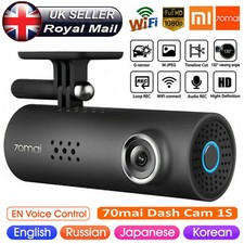 Xiaomi 70mai Dash Cam 1S APP & English Voice Control,1080P HD Night Vision,WiFi