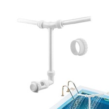 360°Double Head Pool Sprinkler,Waterfall Spray Pool Fountain For Bird Bath