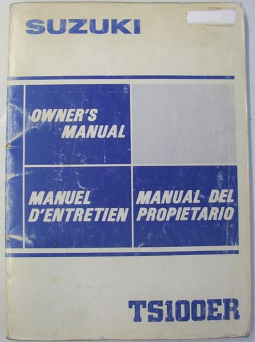 Suzuki ts100er mar 1984 - suzuki,