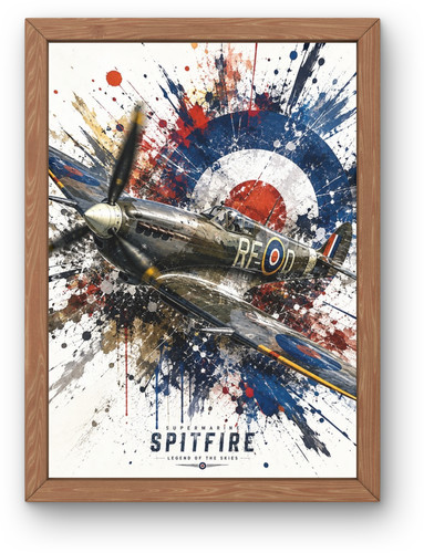 Supermarine spitfire poster - supermarine,