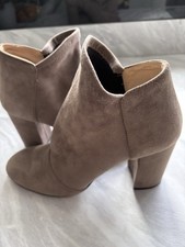 Beige Suede Daniel Ankle Boots