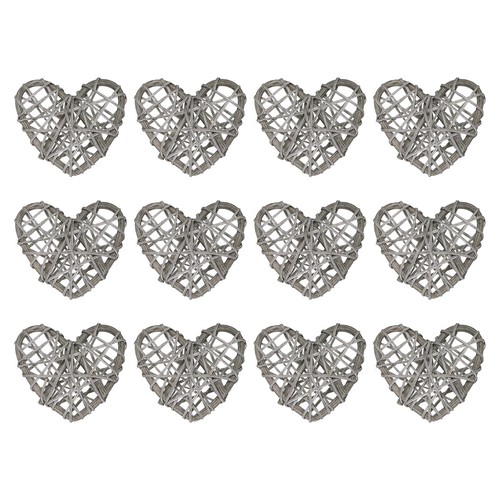 12pcs heart rattan ball vase - ball,