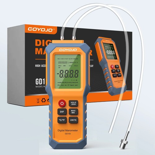 Digital manometer with - digital,