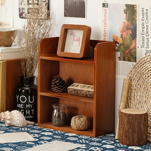 Tier wooden mini display - wooden,