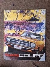 Nissan Datsun SUNNY Coupe 1200GL Old Car Brochure Catalog