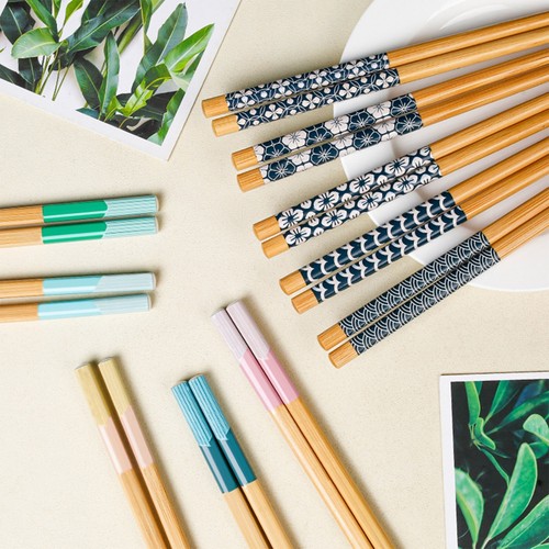 Pairs bamboo chopsticks - 5,