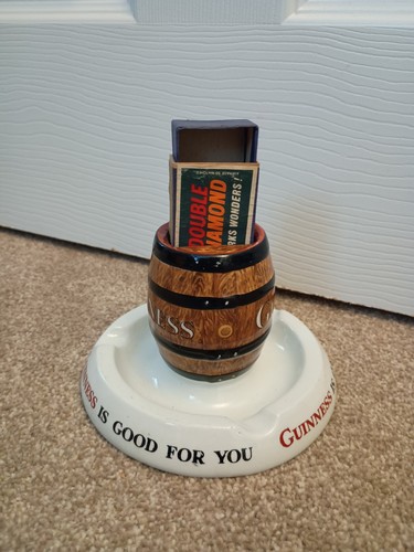 Guinness barrel match box - match,