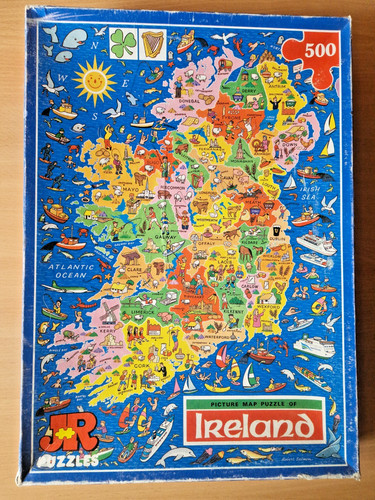 Picture map ireland - ireland, rare