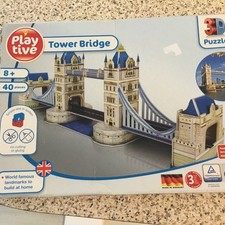 PLAYTIVE 3D PUZZLE KIT UNUSED TOWER BRIDGE LONDON