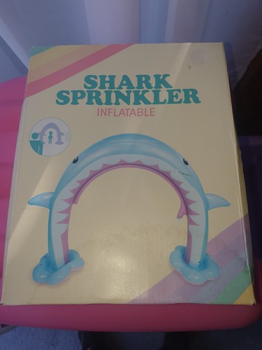 Inflatable shark sprinkler for - shark,