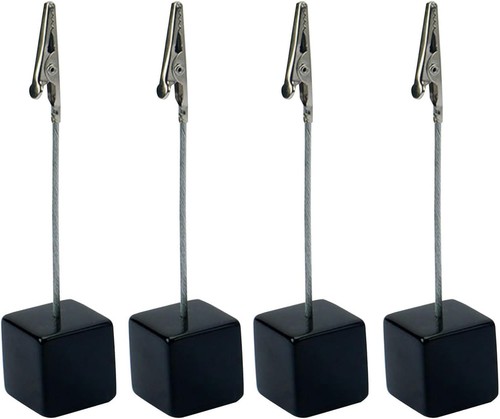 4pcs black memo - 4pcs, clip