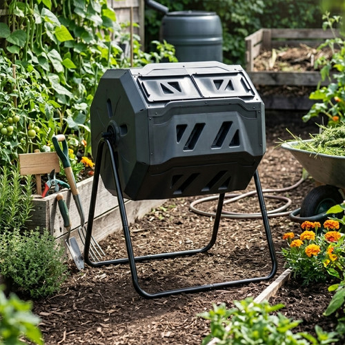 Kct rotating compost bin dual - kct,