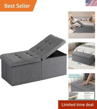 Storage Ottoman Bench Footrest