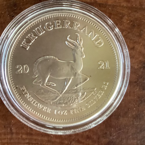 1oz fine silver - fine, krugerrand