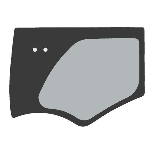 Lower door glass - lower, for