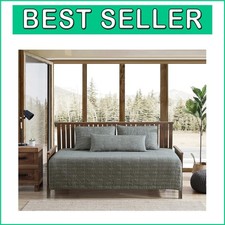 Laura Ashley Daybed Set - Lightweight Floral Bedding with Shams & Pillow Cover