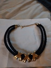 Vintage Goldtone  Crisscross